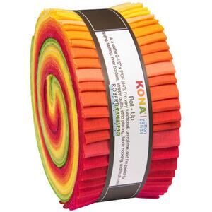 Christa Watson Jelly Roll by Kona Cotton Solids for Robert Kaufman